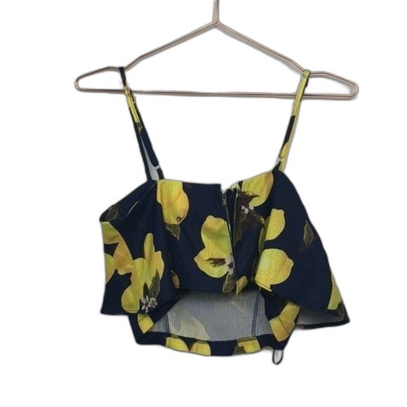L’Atiste Lemon Flutter Cropped Zipper Camisole 20A - Picture 8 of 8